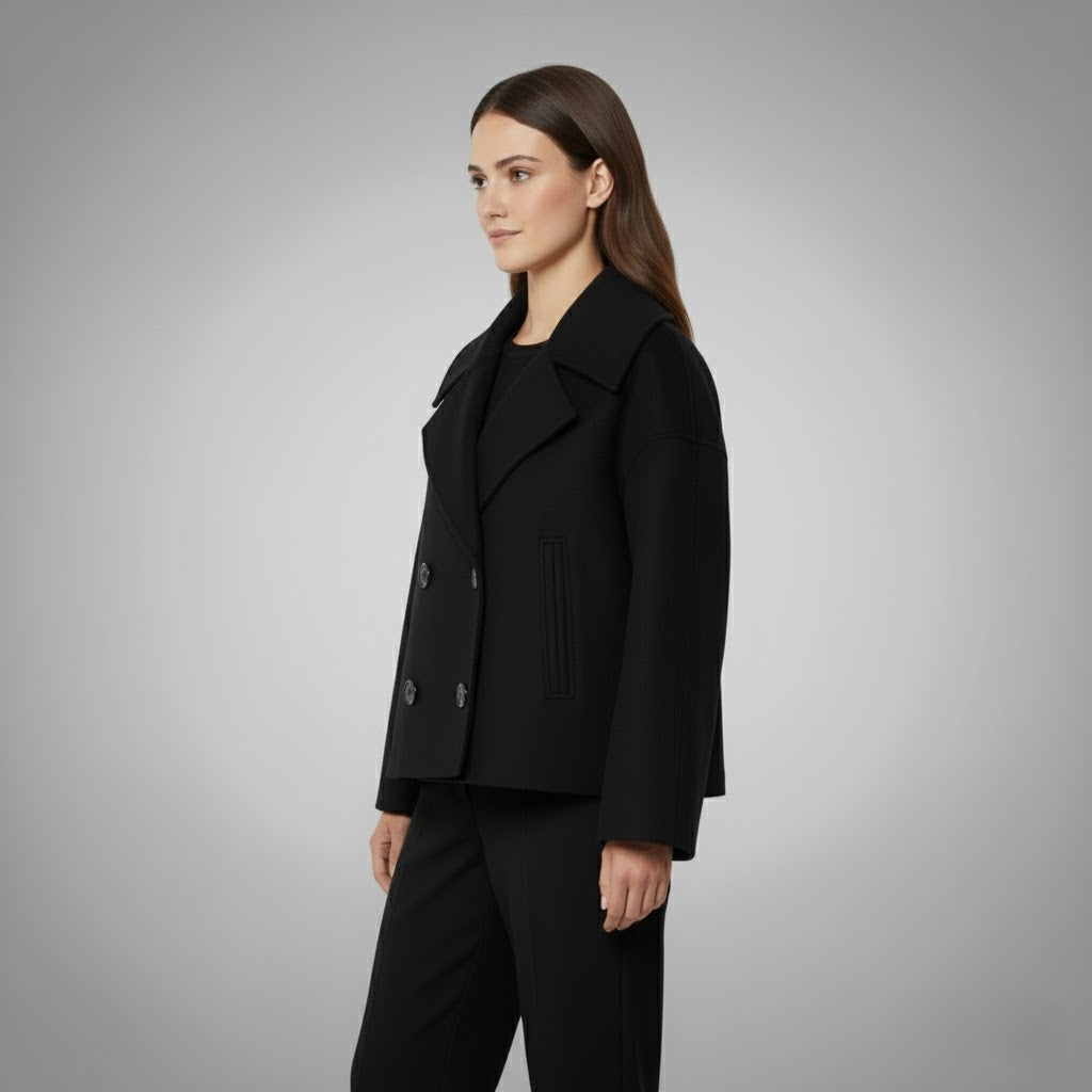 | Classic Double Button Short Jacket