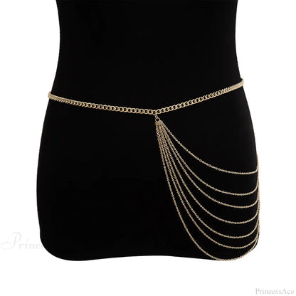 Bohemian Mysterious Gilded Stomach Chain Belt