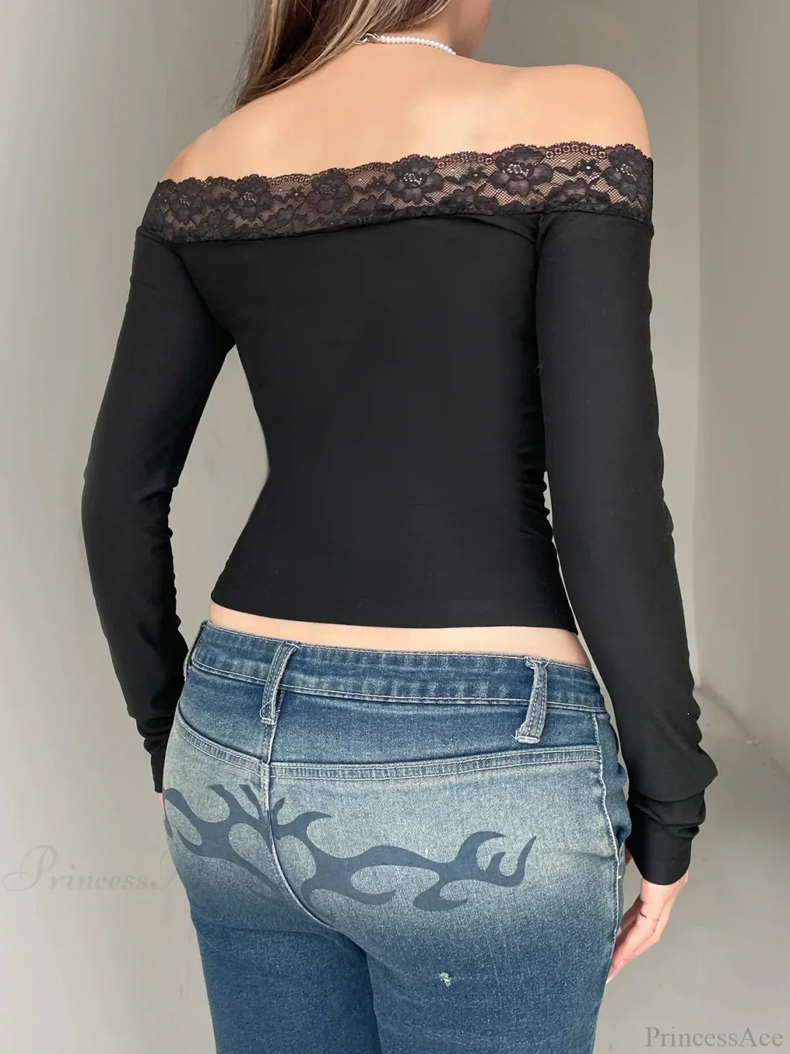 Bow Off-shoulder Knit Top