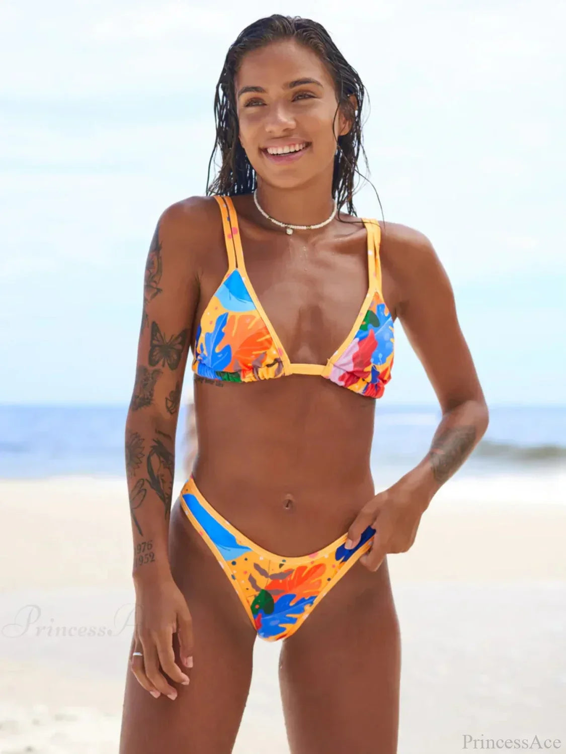 Brazilian Halter Push up Two Piece Set