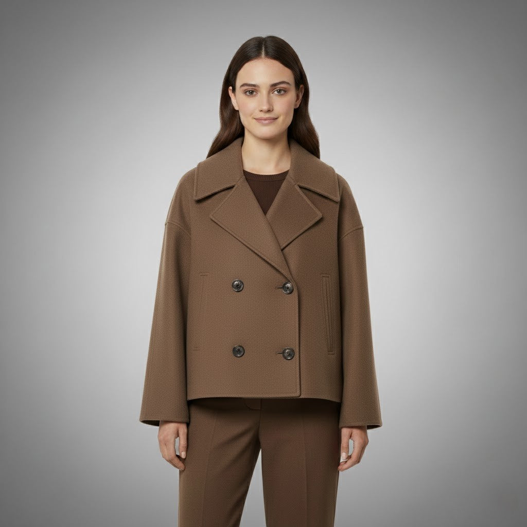 | Classic Double Button Short Jacket
