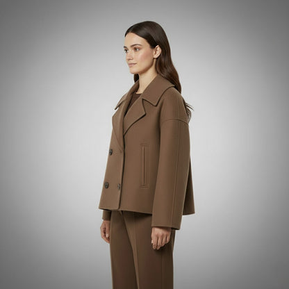| Classic Double Button Short Jacket