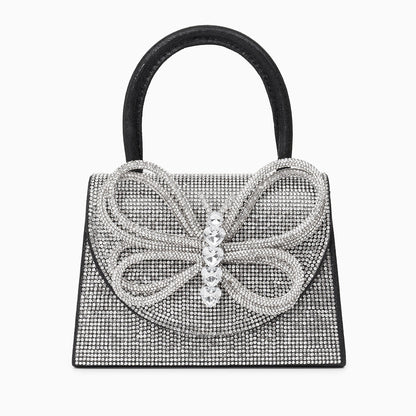 Rhinestone Butterfly Handbag