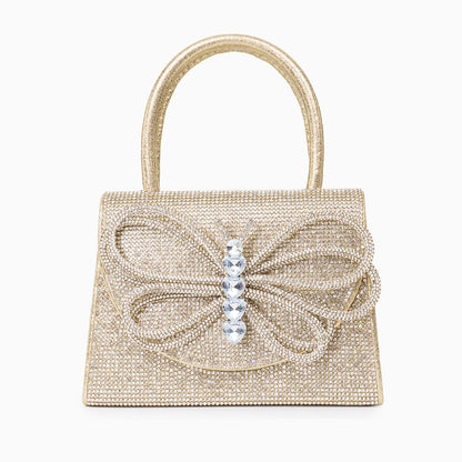 Rhinestone Butterfly Handbag
