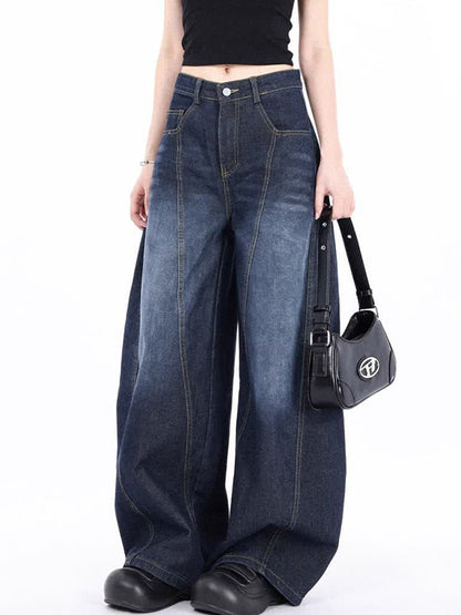 American Curved Blade Profile Boyfriend Jeans