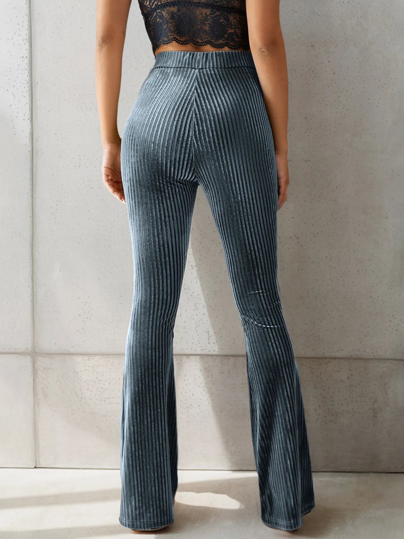 Uptown Velvet Flare Pants
