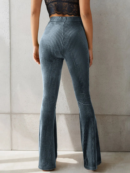 Uptown Velvet Flare Pants