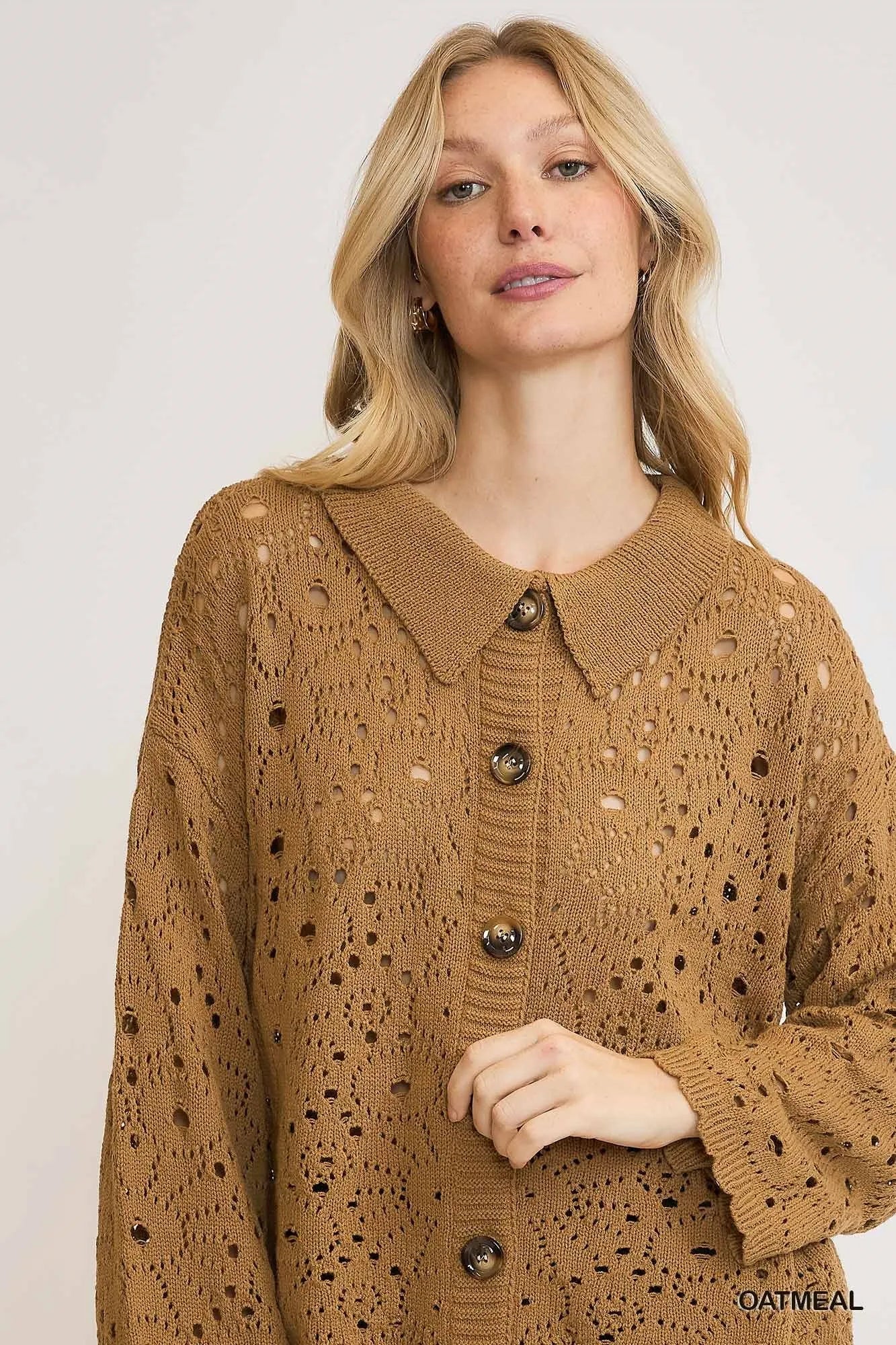 Eugina Crochet Cardigan