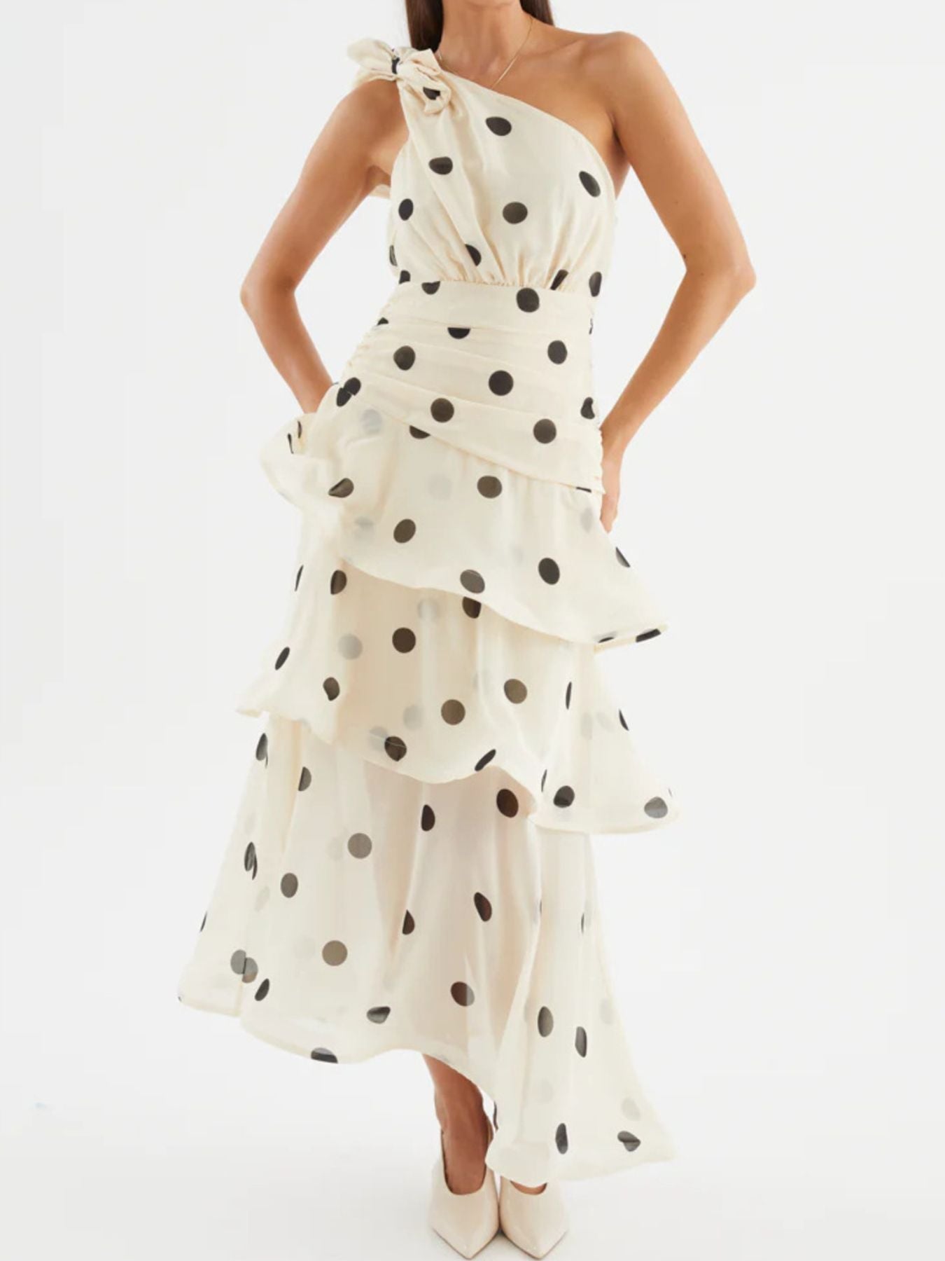 Kline Polka Dot Maxi Dress