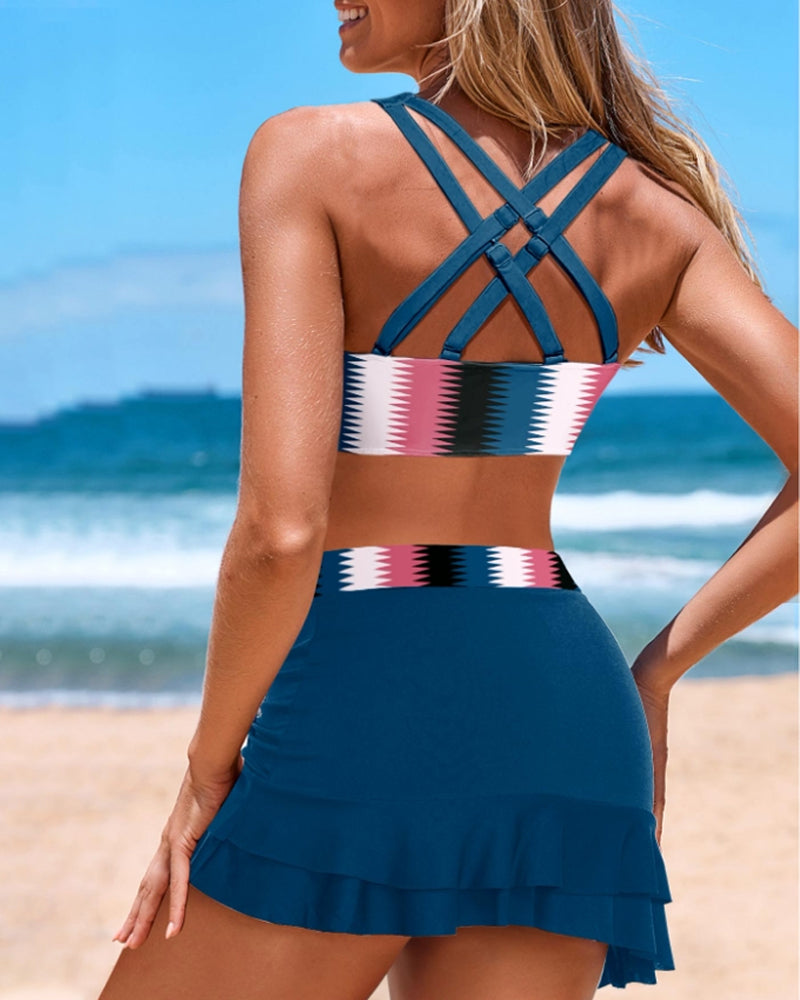 Liza® | Multicolored High-Cut Bikini