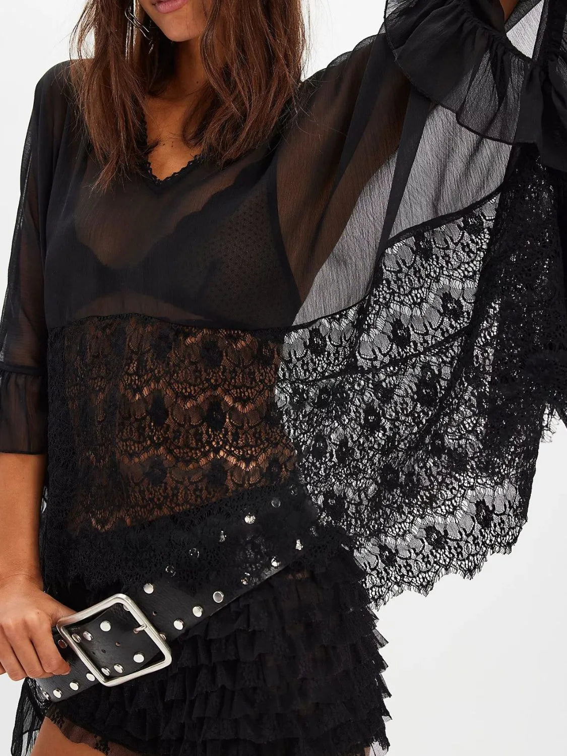 Sophie Lace Sheer Top