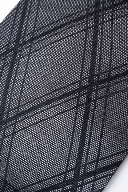 Mesh Diamond Pattern Vertical Stripes Sock