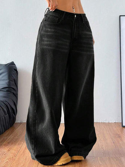 Loose Drape Boyfriend Jeans