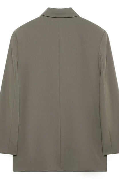 Double Breasted Casual Blazer