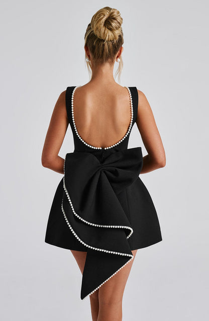 Eleanor Bow Mini Dress
