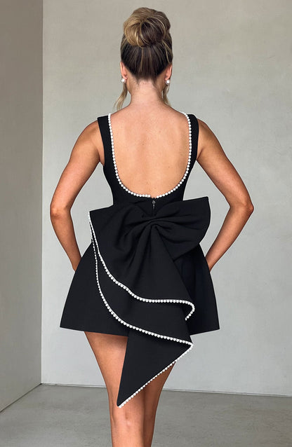 Eleanor Bow Mini Dress