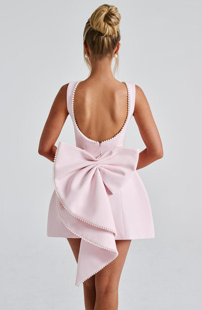Eleanor Bow Mini Dress