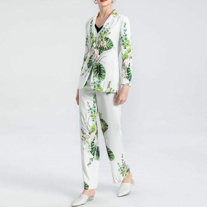 KittenAlarm - Cassandre Printed Pants Set