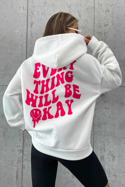 Casual Pocket Hooded Hoodie