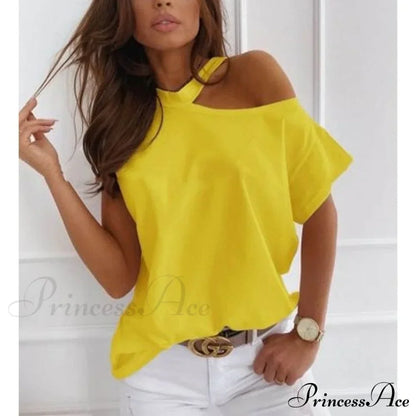 Casual Print Short Sleeve O-neck Tops
