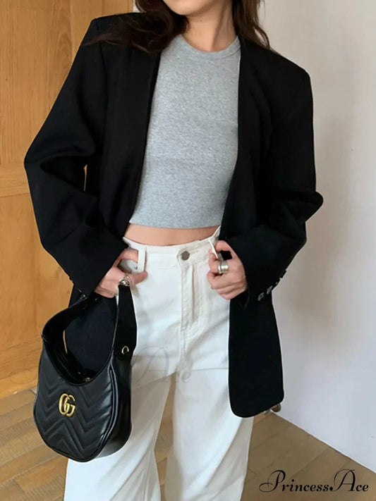 Casual Relaxed Graceful Fit Blazer
