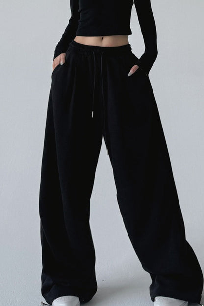 High Waist Sweatpants Knit Pants