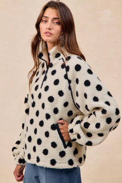 BiBi Polka Dot Sherpa