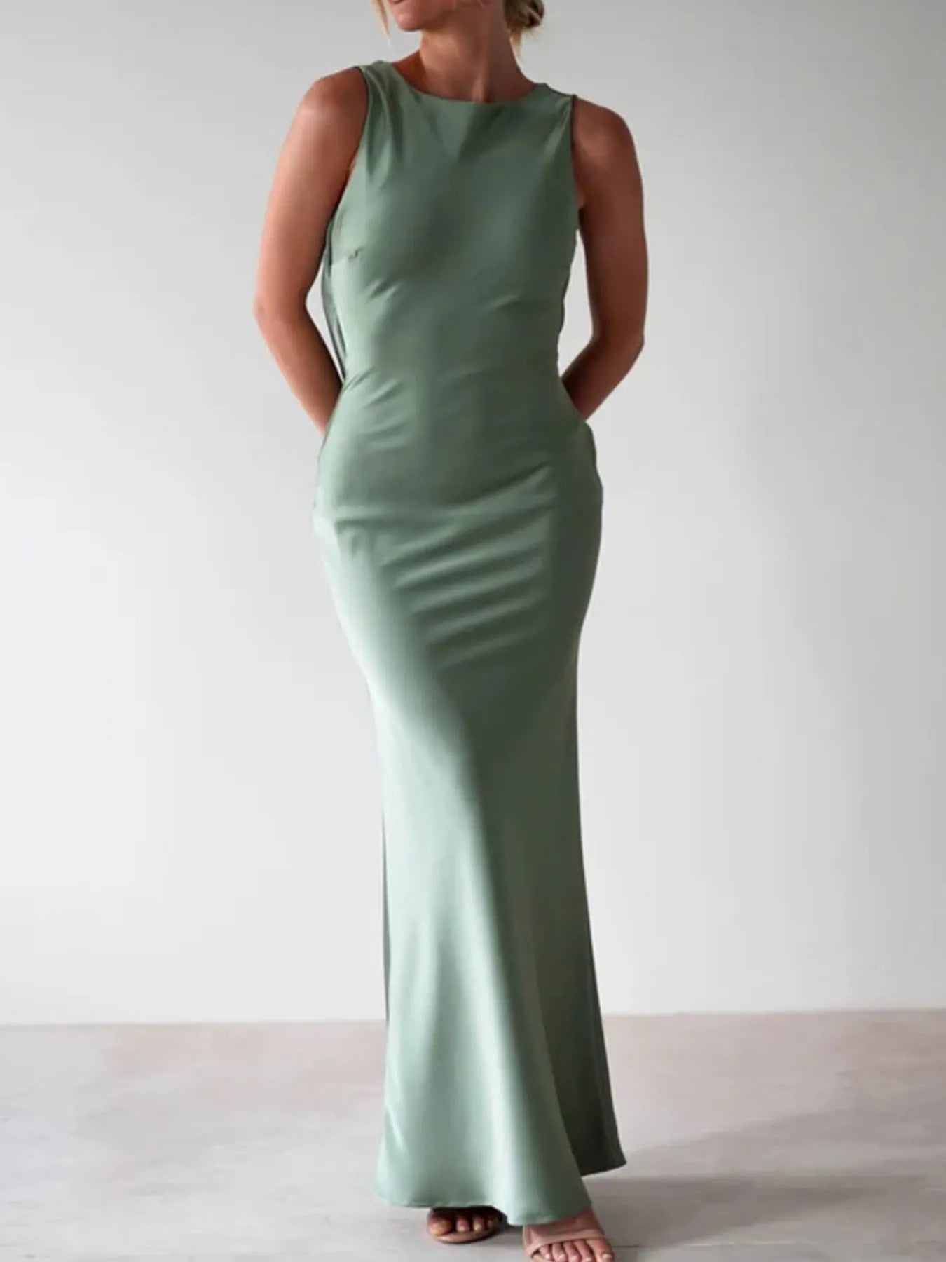 Sinclair Satin Maxi Dress