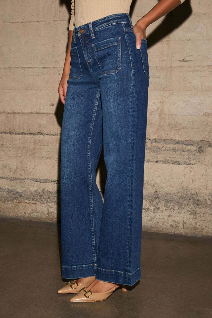Vintage High Rise Relaxed Wide Leg Jeans
