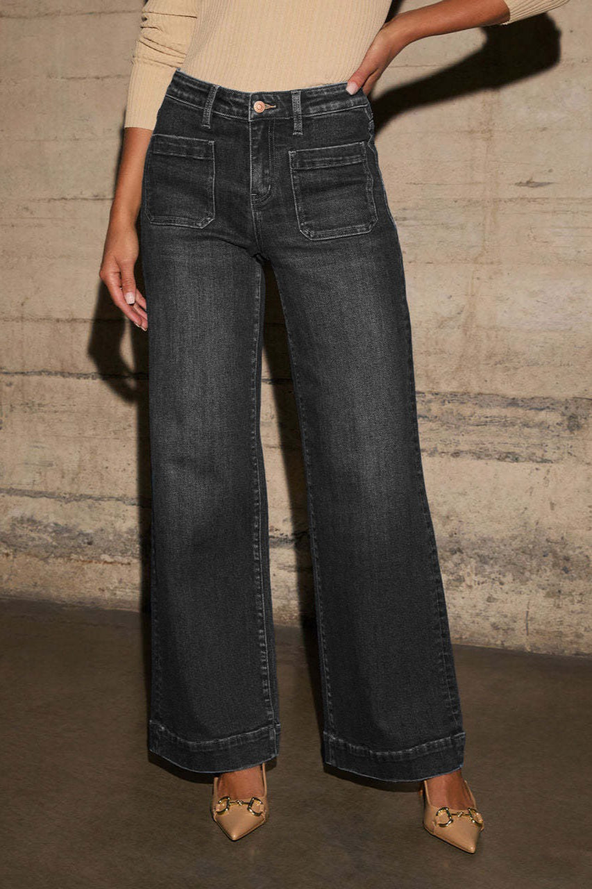 Vintage High Rise Relaxed Wide Leg Jeans