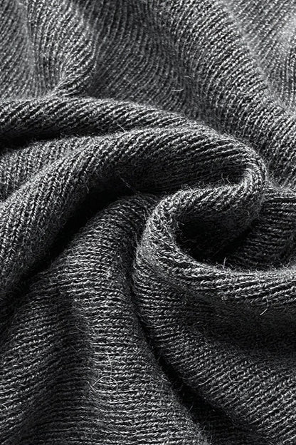 Off Shoulder Wool Knit Sweater