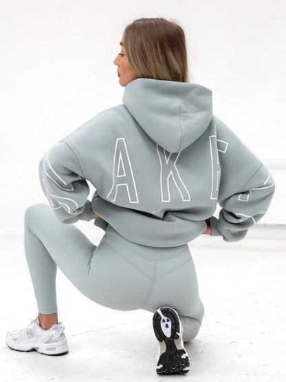 Autumn Women's Letter Hoodie Jackets