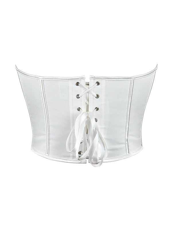 Mesh Breathable Heart Shaped Corset Top
