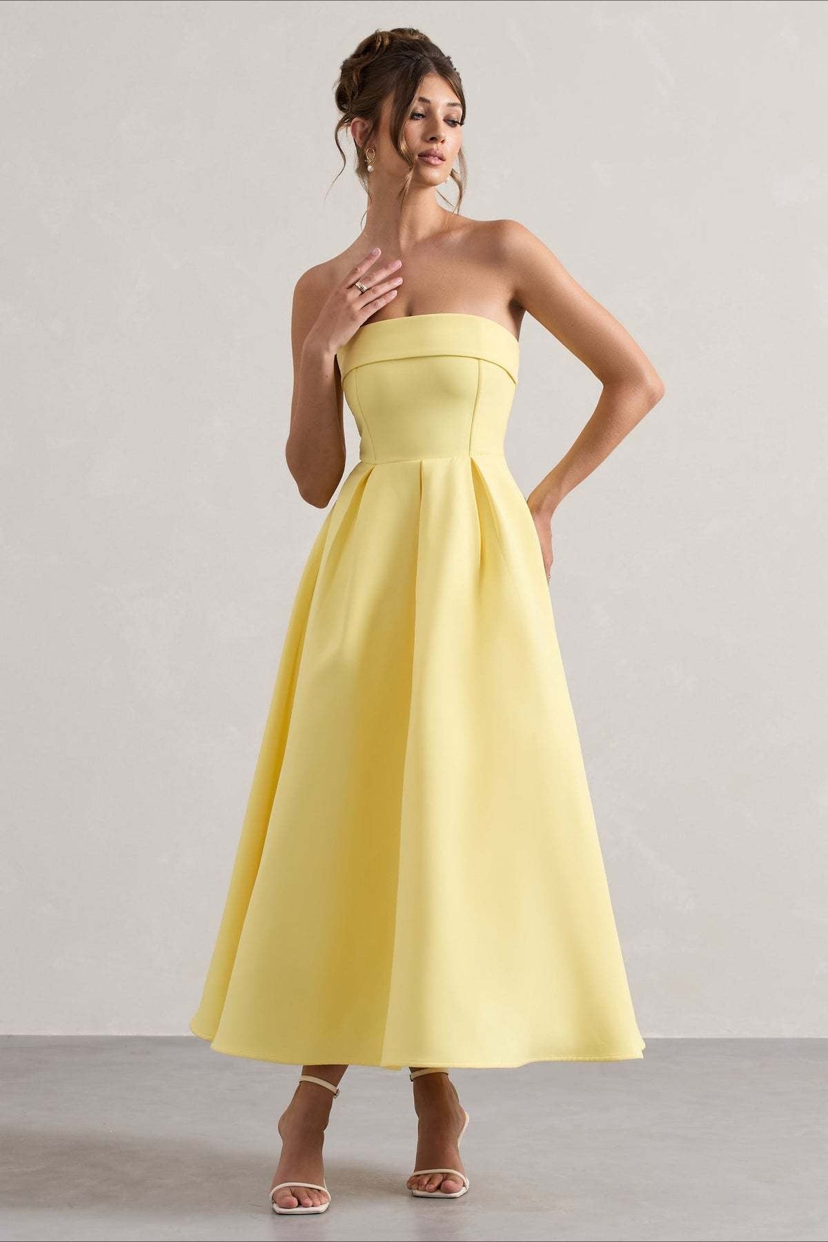 Bandage Strapless Party Dress