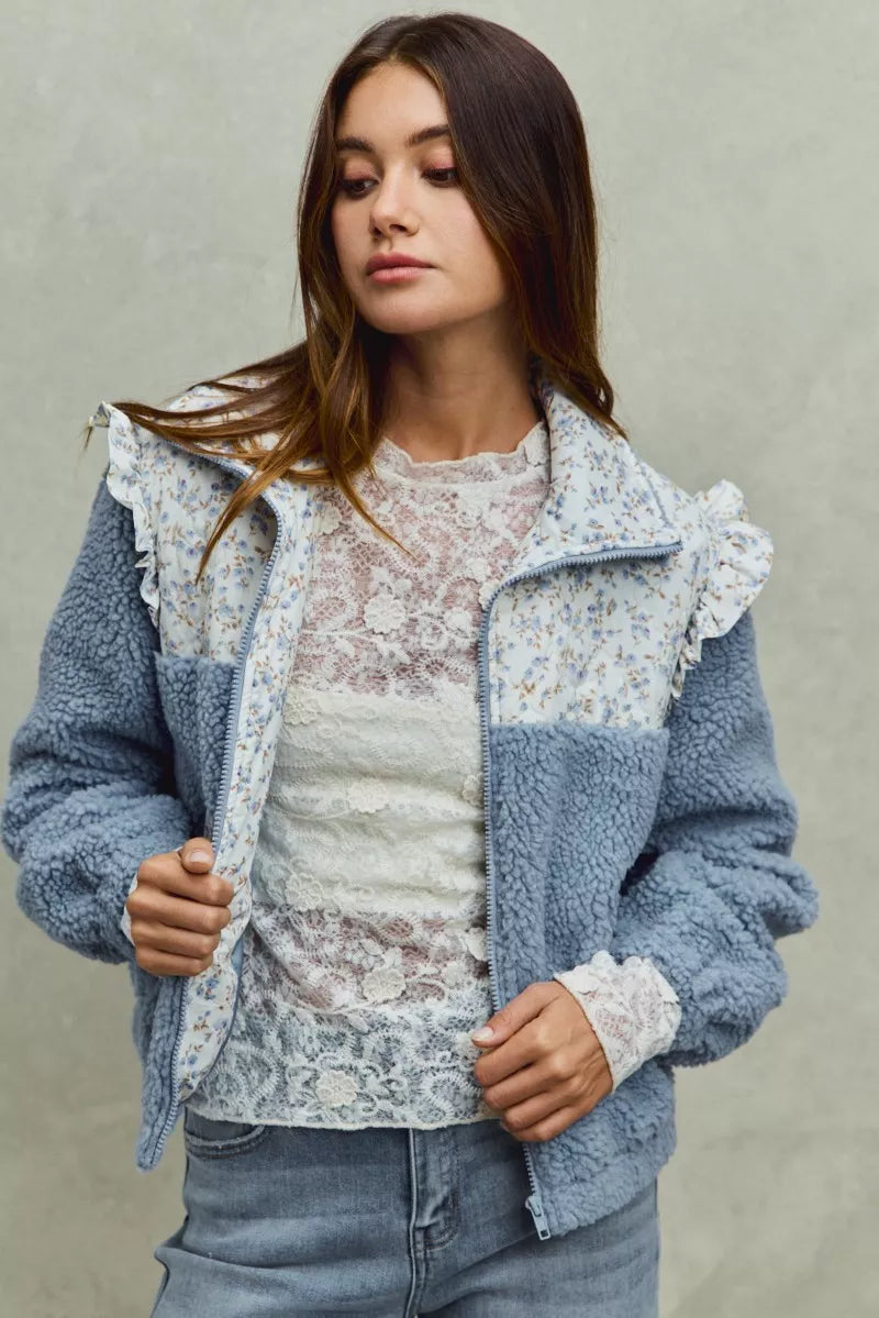 Feathers Sherpa Jacket