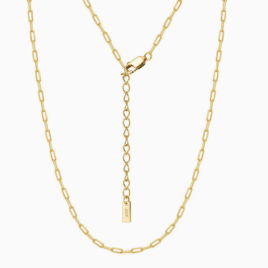 Sterling Silver Polished 4MM Link Chain Necklace