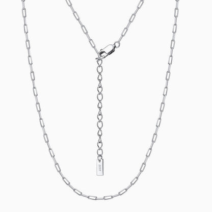 Sterling Silver Polished 4MM Link Chain Necklace