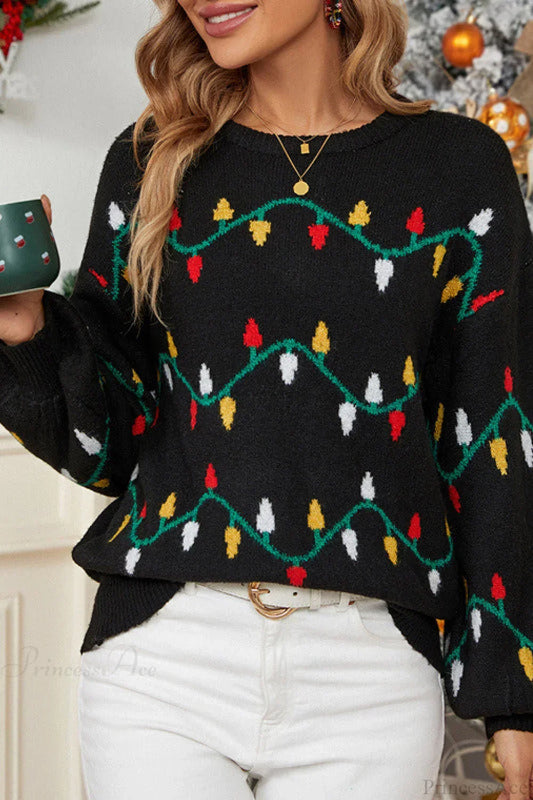 Light Sweet Loose Pullover Knit Sweater