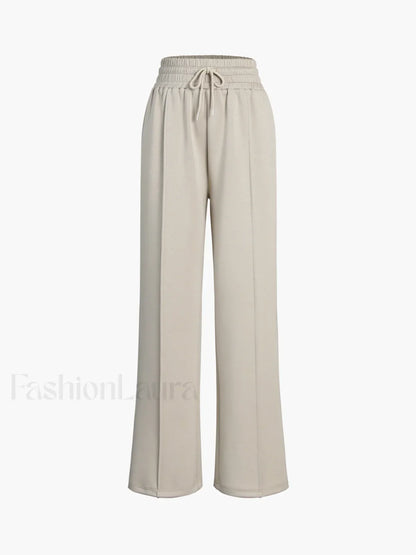 City Walk Graceful Wide Leg Sweatpants