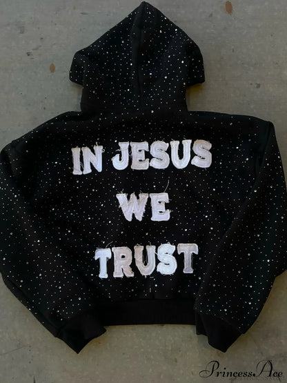 Comfortable Graphic Zip Up Hoodie