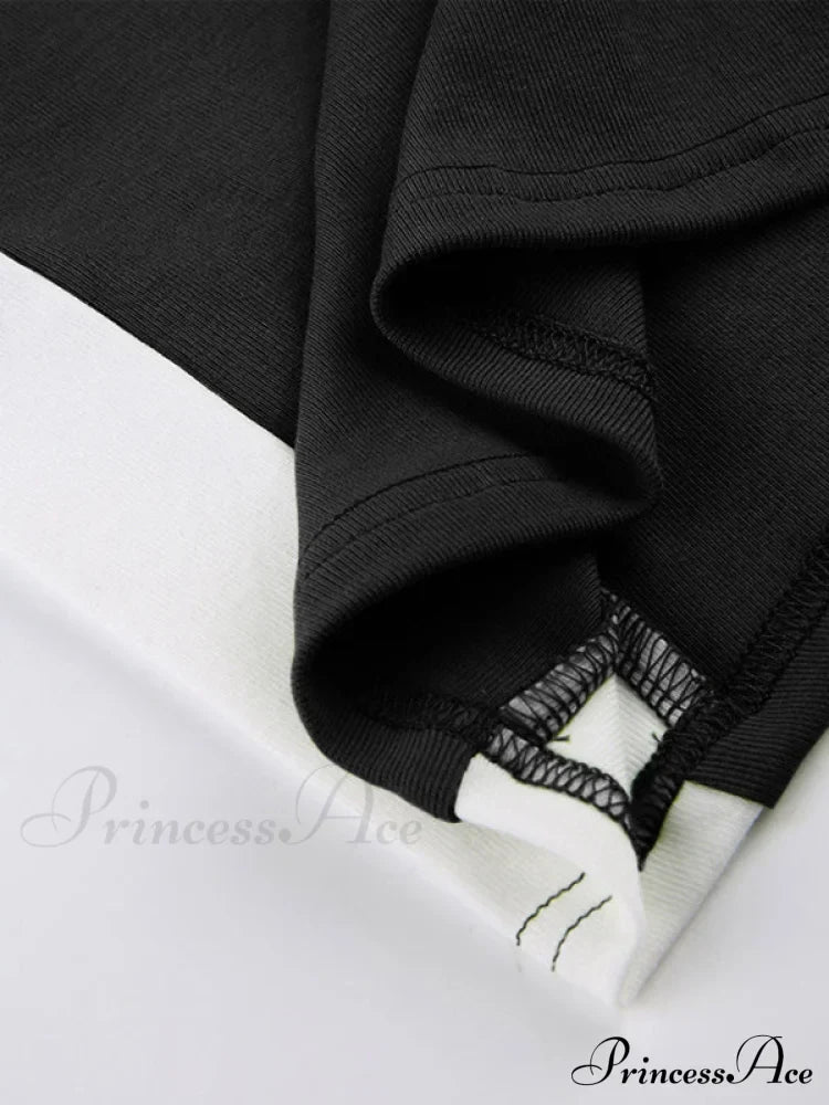 Contrast Trim Rib-Knit Trendy Crop Cami Top