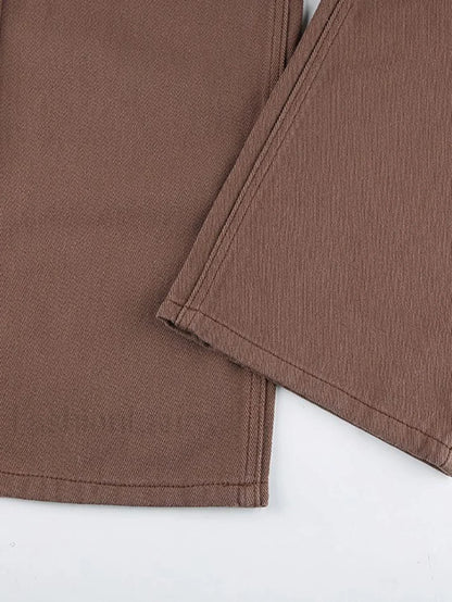 Corduroy Straight Leg Pants