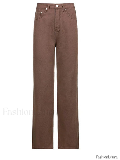 Corduroy Straight Leg Pants