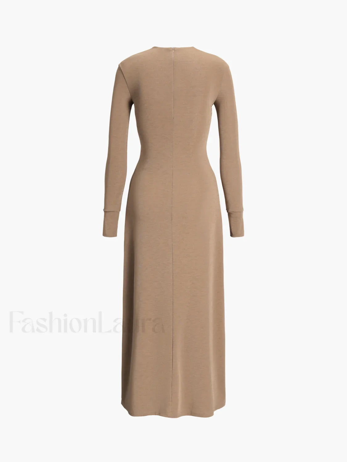 Criss Cross Cut Trendy Out Long Dress