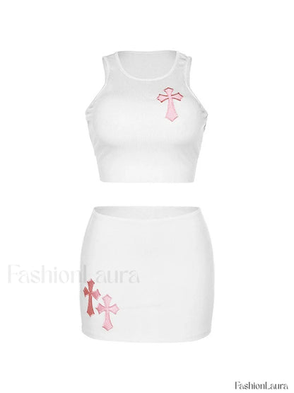 Cross Ribbed Two Piece Set