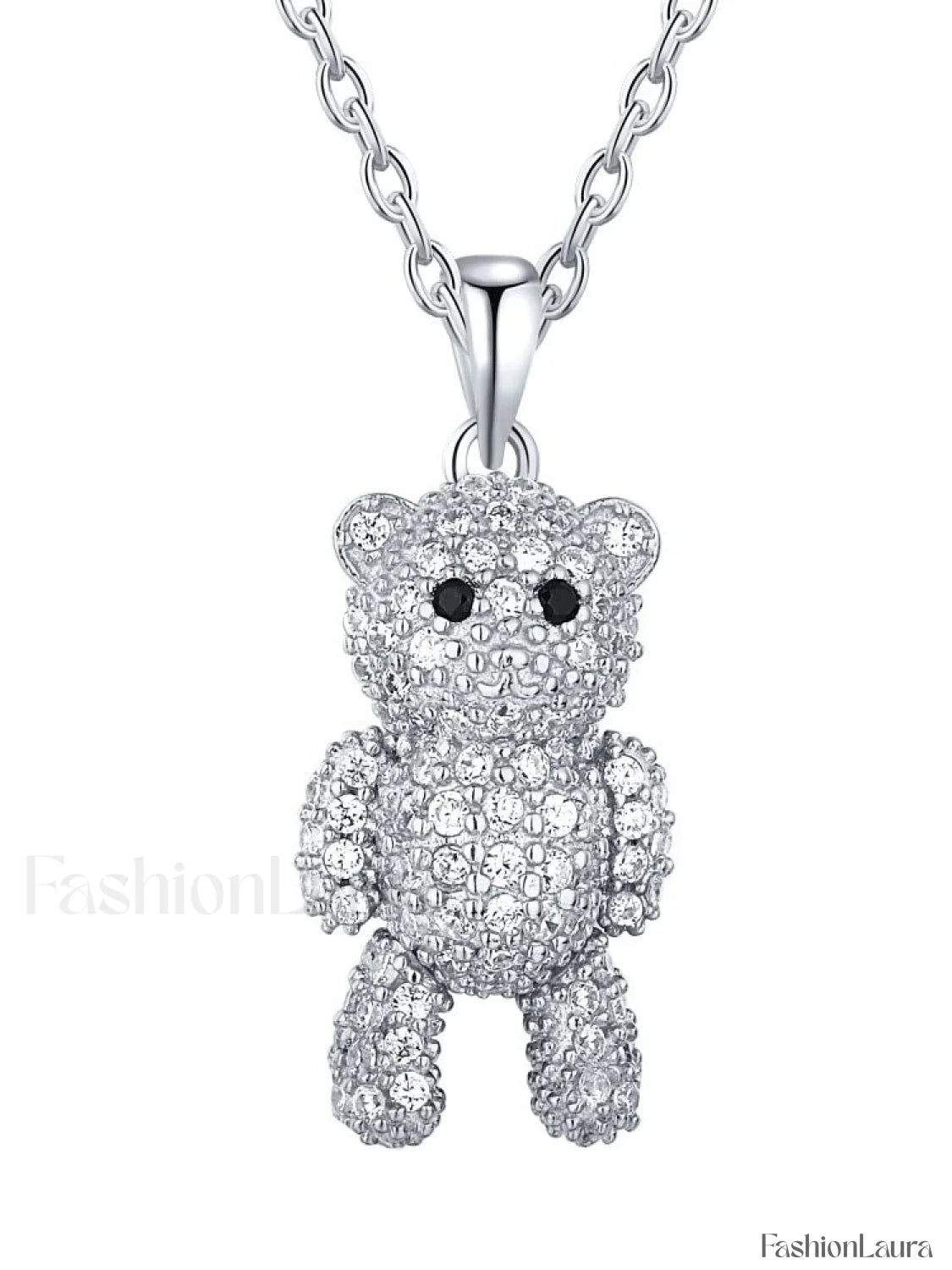 Crystal Bear Necklace