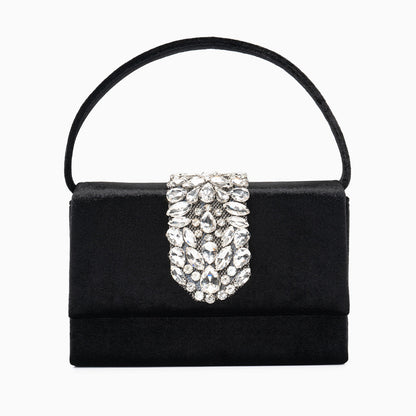 Crystal Encrusted Diamond Handbag