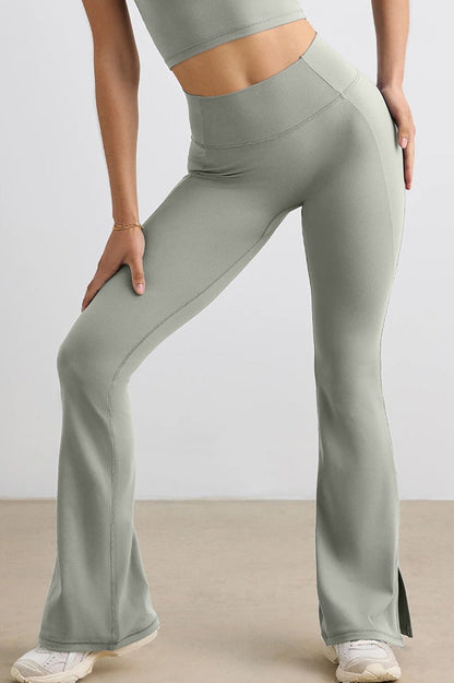 Booty Lifting Wide-Leg Flared Workout Leggings