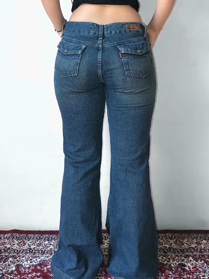 Distinctive Street-Style American Flare Jeans