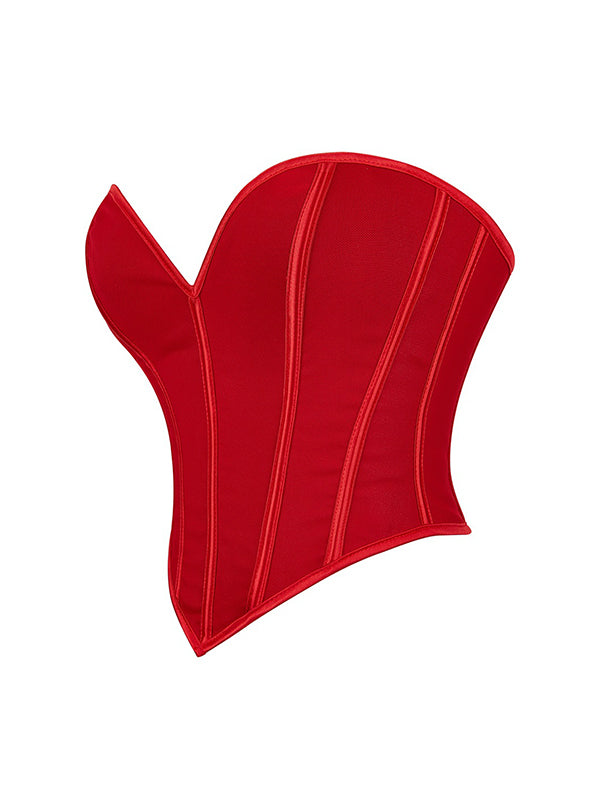 Mesh Breathable Heart Shaped Corset Top